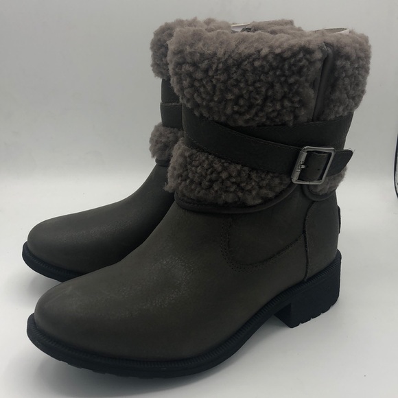 UGG Blayre Slate Boot IVE Sheepskin Leather Boot - Picture 3 of 8